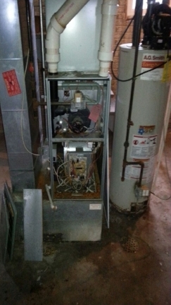 Before picture for Furnace Replacement